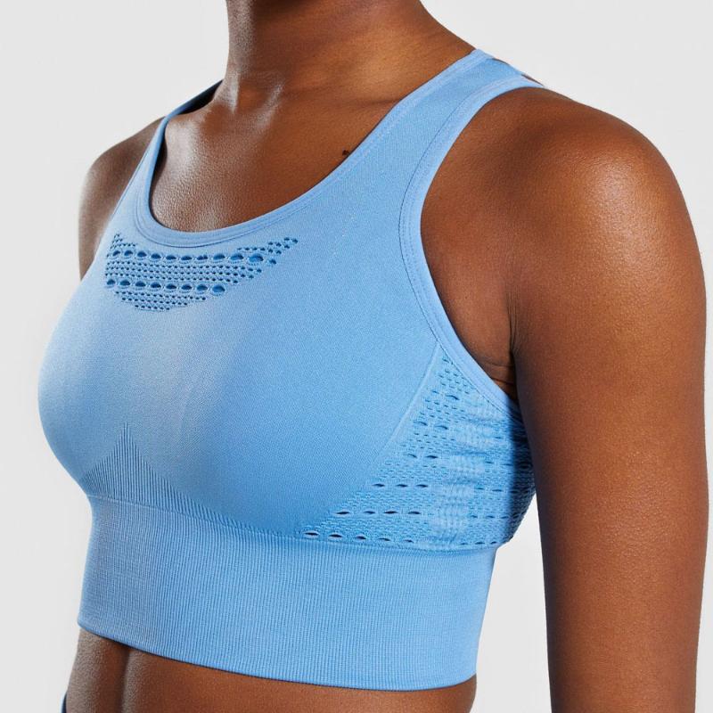 

Energy Seamless Sports Bra Workout Gym Top Padded Push Up Fitness Yoga Bra Shockproof Running Back Cross Strappy Sport Tank Top, Black
