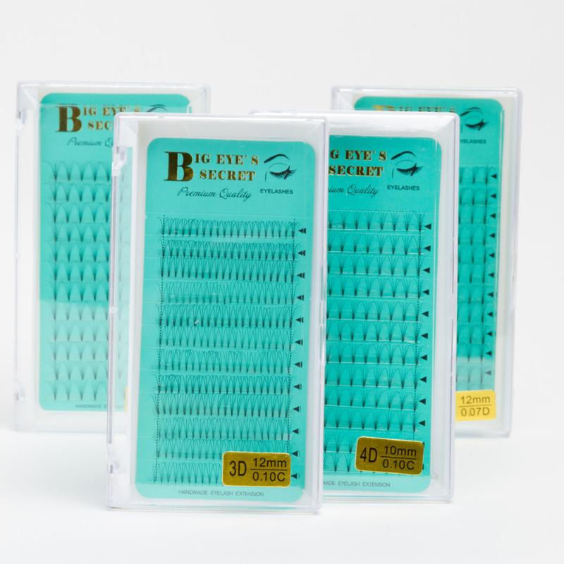 

Big eye's secret 3D4D5D6D Premade Fans Eyelash Extension faux mink russian volume eyelashes extension pre-fanned lashe