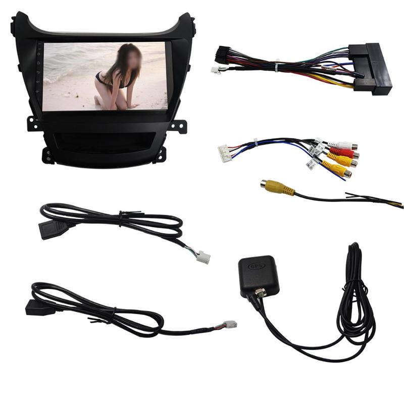 

car multimedia player 9 inch large screen Android 8.1 navigation integrated machine for for Elantra 2012-2013