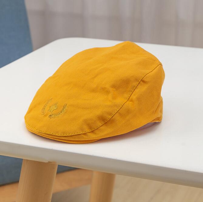 

Cute solid Kids Beret Hat Cotton Boy Girl Warm Hats Toddler Beanie Cap Children Summer Sun Hats cap, Color