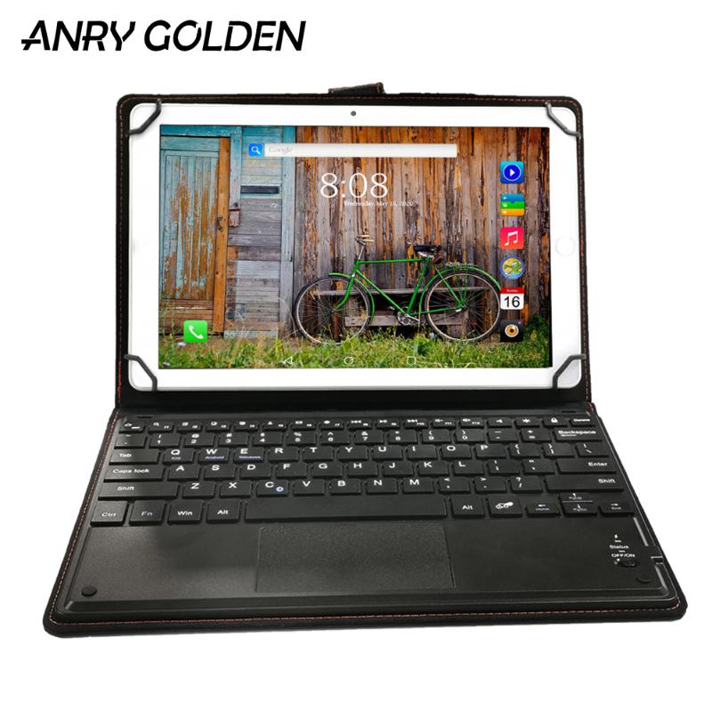 

ANRY RS20 2 in 1 tablet with Keyboard Case 10 inch tablets 10 Tablet Pc Android 8.1 2GB RAM 32GB ROM 4G Phone Call IPS Screen, Black