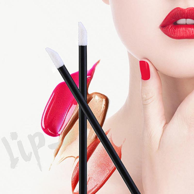 

50PCS Disposable Lip Brush Gloss Applicator Perfect Best Lip Makeup Beauty Tools Cosmetic Brush Supplies