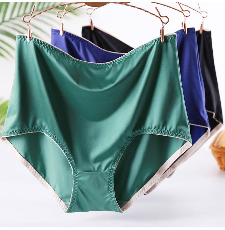 

3Pcs/lot High-grade satin soft and breathable Sexy Lingeries Underwears Women Panties Plus Size 5XL Women's Briefs, Random 3pcs