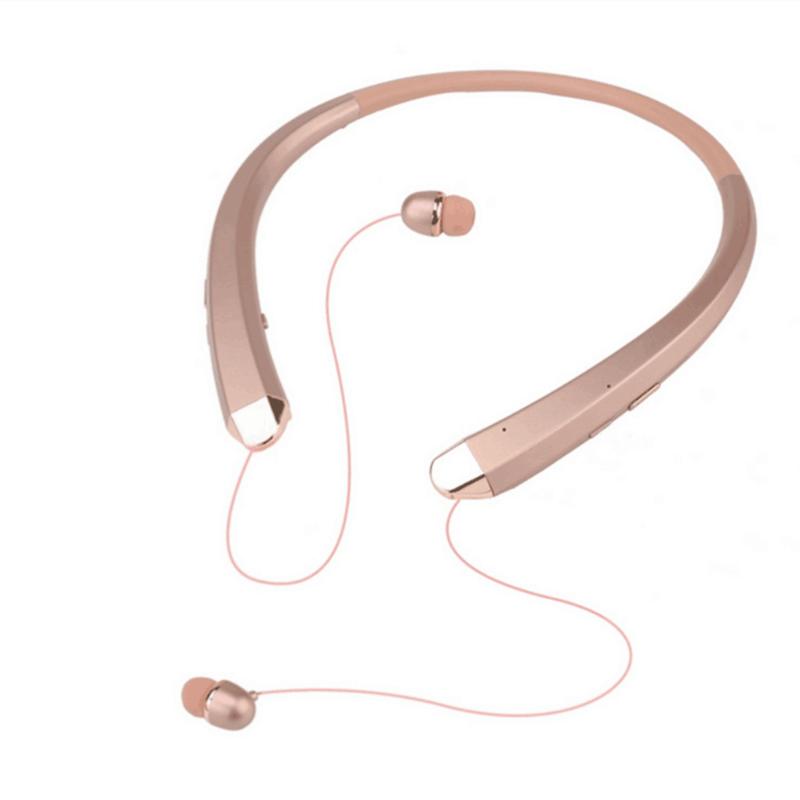 

HBS-910 Bluetooth Earphone CSR Tone Sports Neckband Mic Noise Cancelling Stereo Sweat Proof Headphone