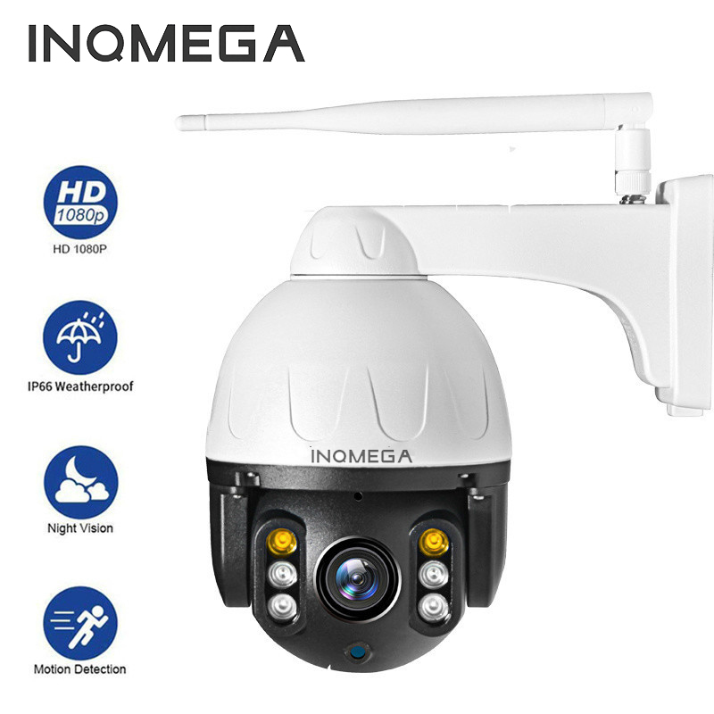

INQMEGA PTZ 1080P HD IP Camera Outdoor WIFI Auto Tracking 4X Digital Zoom 2MP Onvif Vision Nocturne CCTV Security Camara