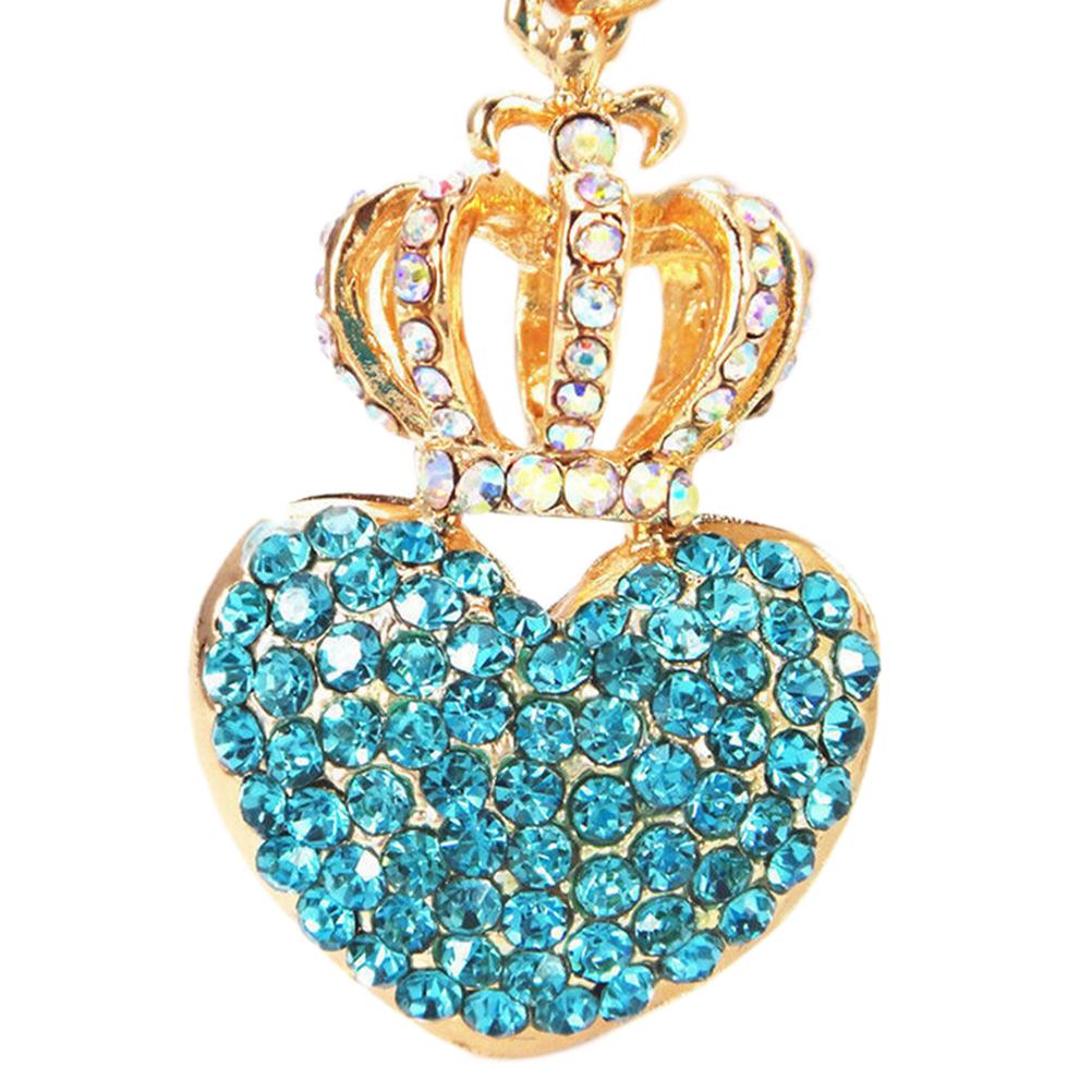 Designer Keychains Beautiful Crown Heart Lovers Beautiful Keyring