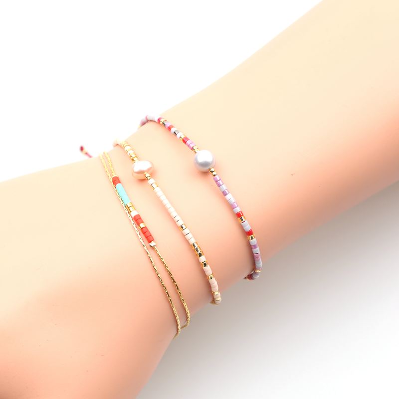 

Delica Miyuki Bracelet For Women Pearls Color Bracelet Femme Jewelry Crystal Seed Beads Boho Handmade Friendship Gifts