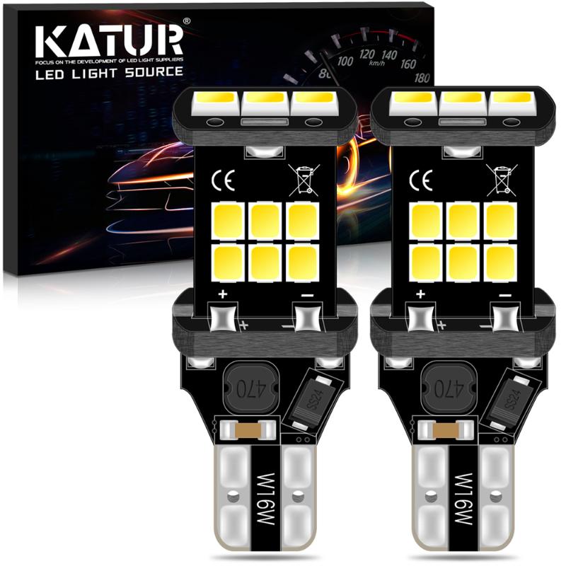 

2x W16W T15 T16 LED CANBUS Reverse Backup Light Red White Orange For Qashqai j11 Tiida Juke Almera X-trail t31 Altima, As pic