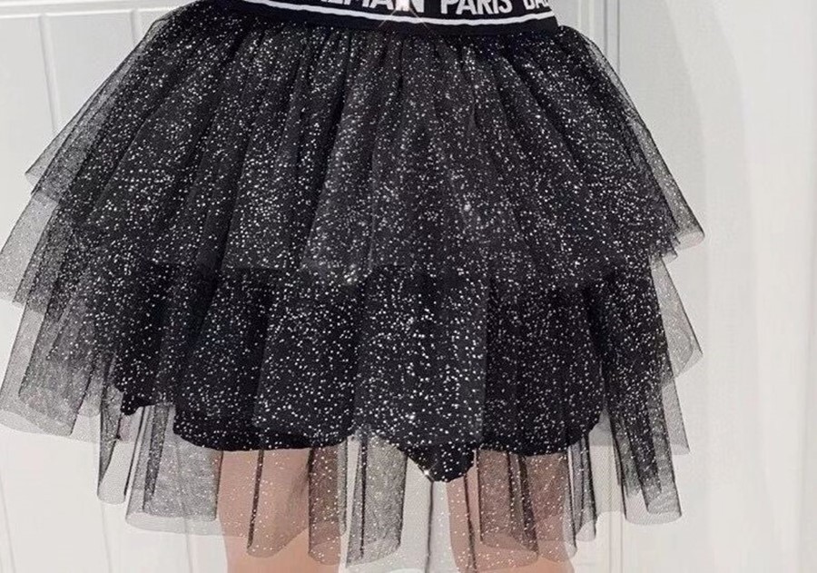 

2020 New Baby Girls Tutu Skirt Ballerina Pettiskirt Fluffy Children Ballet Skirts For Party Dance Princess Girl Tulle clothes, Black skirt