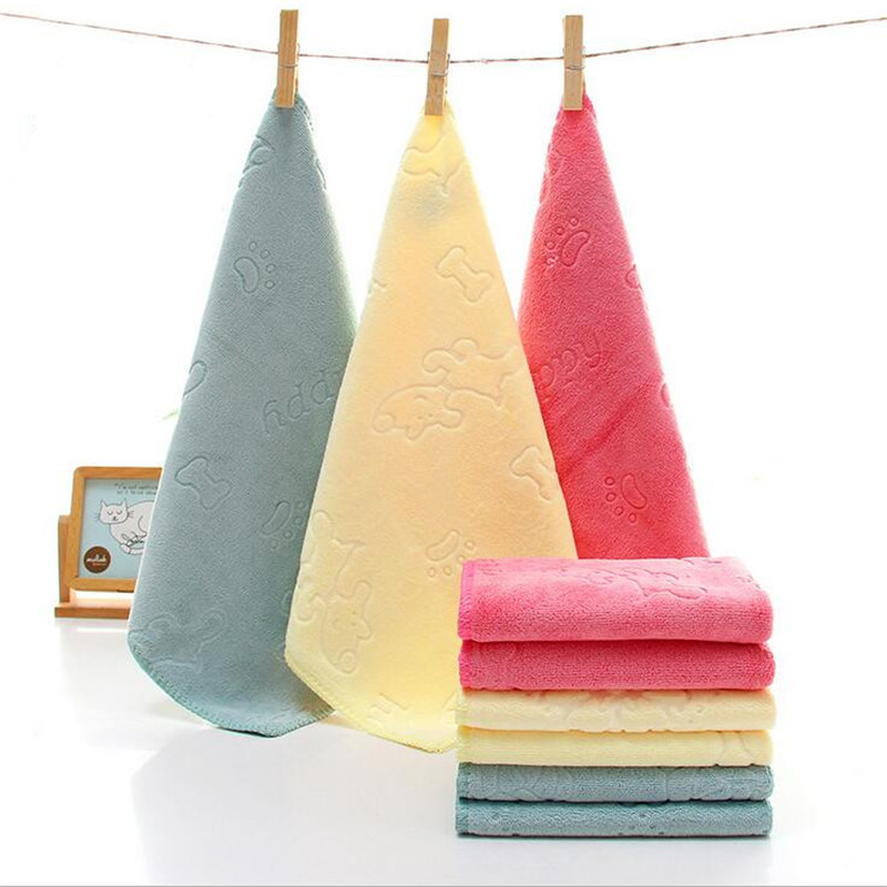 

DelCaoFen 25*25 Microfiber Towel For Baby Soft Comfortable Baby Nursery Hand Towels Small Cute Children's Things For Bathroom, Green