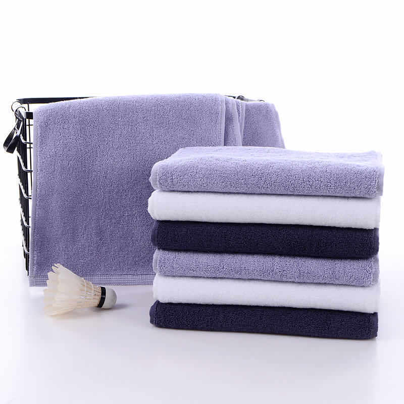 

25x100cm Pure Cotton Sports Towel Gym Outdoor Sports Towel, Dark blue