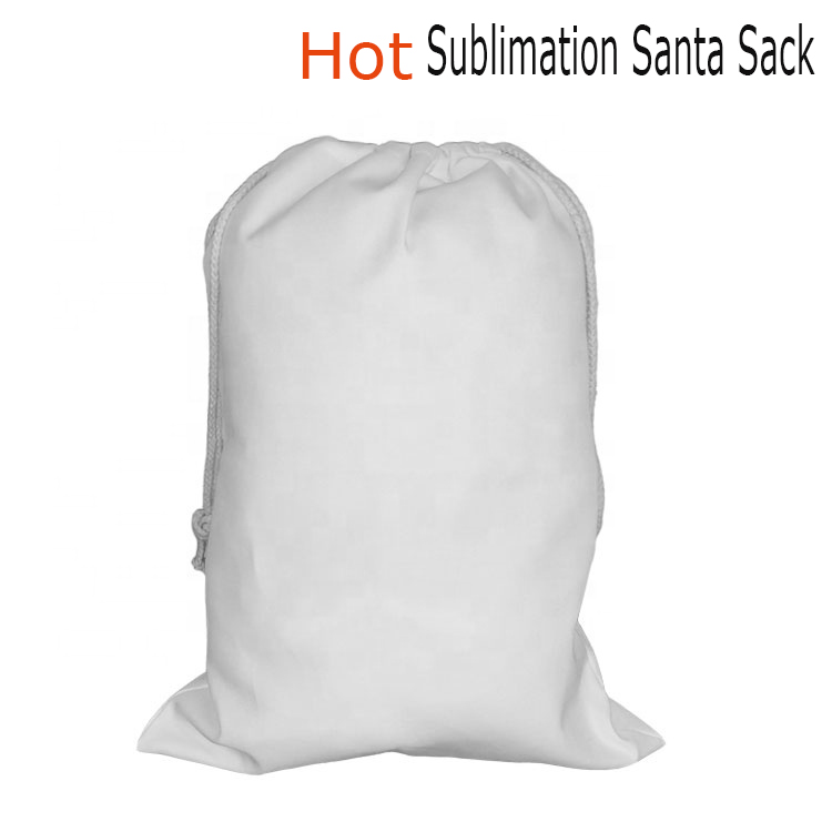 

Blank Sublimation Christmas Bag Large Santa Gift Bags Kid Cookies Candy Storage Sack Xmas Tree Decoration