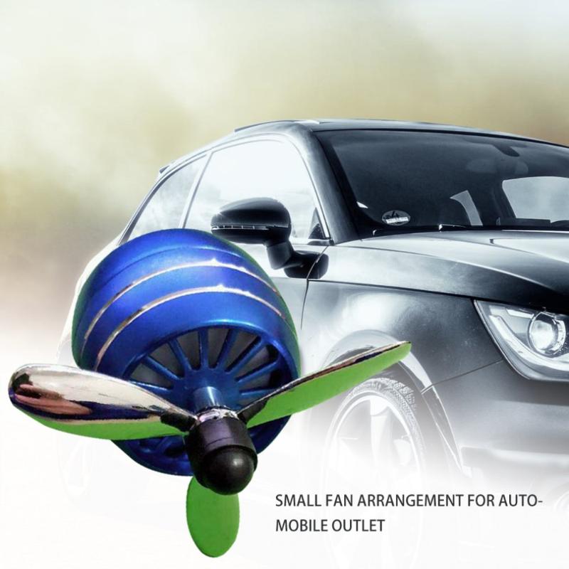 

2020 Car Scented Car Air Outlet Perfume Clips Creative Zinc Alloy Rotating Lamp Ornaments Mini Fresh Propeller