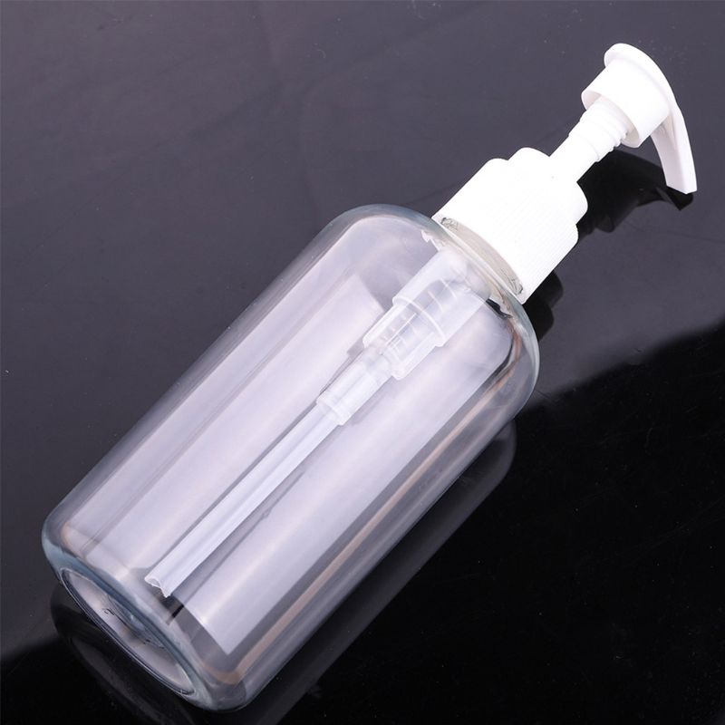 

250ML Pump Empty Bottle Plastic Hand Sanitizer Lotion Shampoo Dispenser Wash GXMC