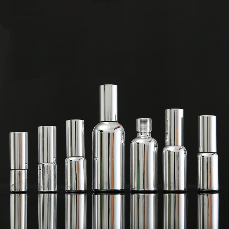 

10ml 15ml 20ml 30ml 50ml 100ml Essential Oil Glass Dropper Bottle Gold Silver Emulsion Pump Container Mist Spray Bottle15 pcs