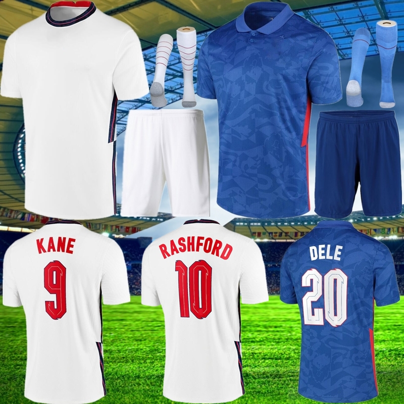 

2020/21 Engl and soccer jersey Euro cup KANE STERLING RASHFORD 20 21 national teams football shirts men + kids kit sets uniform, Home kids kit