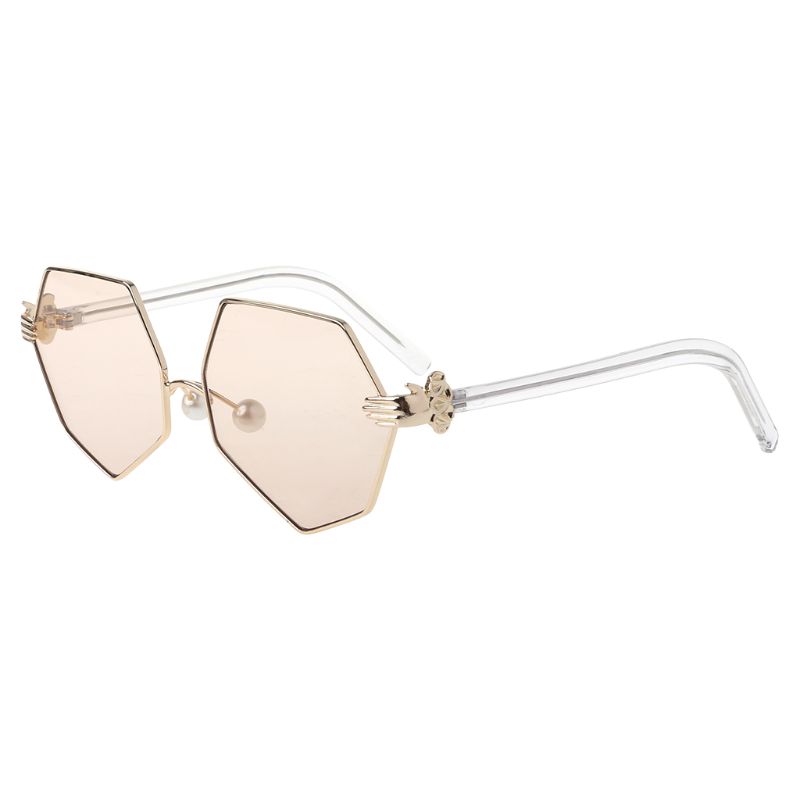 

2020 New Geometric Sunglasses Ocean Lens Metal Frame UV400 Fashion Chic Popular 2XPC