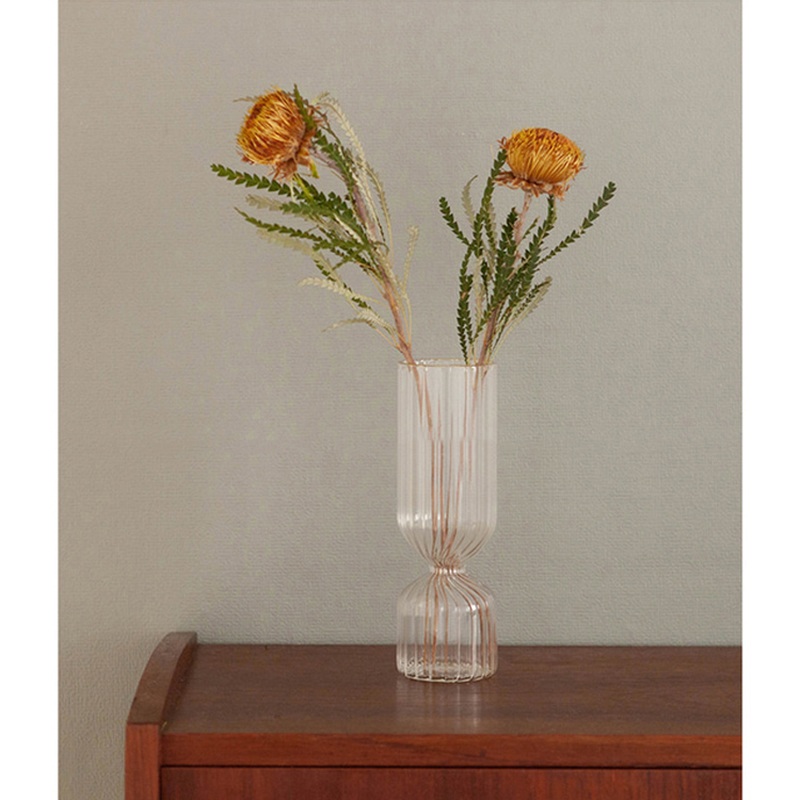 

Art Vase Flower Table Vase transparent Nordic Glass flower Home Decoration Decor Living Room Wedding
