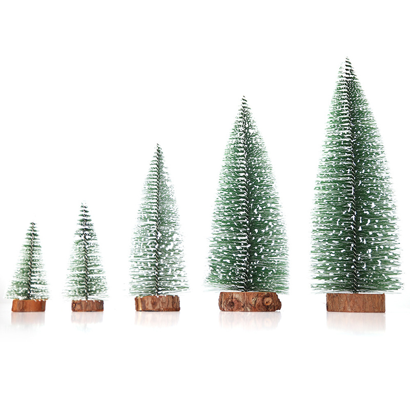 

10-30cm Pine needle Mini Christmas Tree Decoration Small Christmas Tree Festival Mini-tree Arrangement Home Decorations