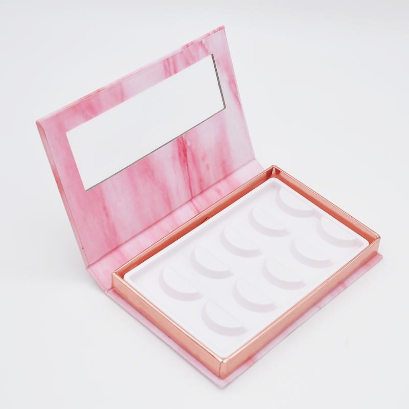 

bulk 10pcs/pack wholesale 5pair for mink lash boxes packaging eyelash box custom private logo faux cils fake 3d strip empty case