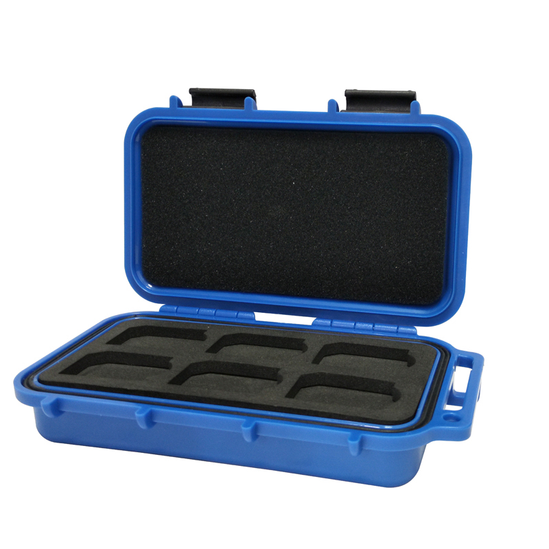 

Protective box camera storage card box storage card bag SD CF mobile phone TF waterproof anti falling with sponge lining