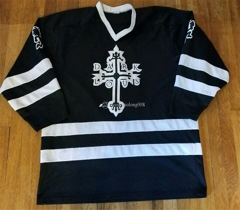 

2020 Insane-Clown Hockey Jersey Embroidery Stitched Customize any number and name Jerseys, Black