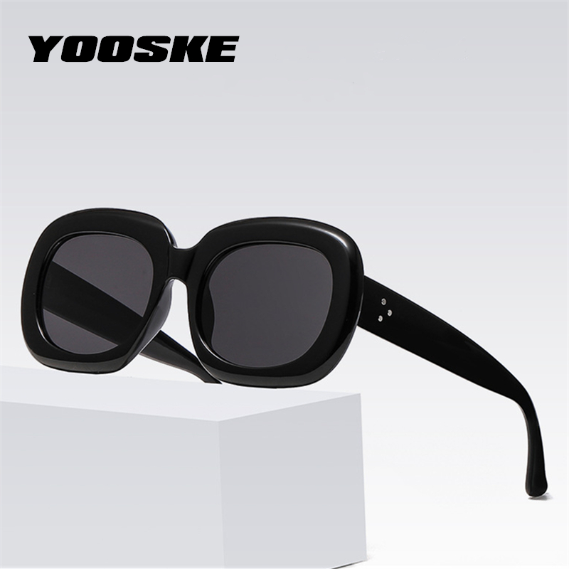 

Sunglasses YOOSKE Oversized Women Brand Design Sexy Ladies Shades Sun Glasses Vintage 90s Big Frame Eyewear UV400
