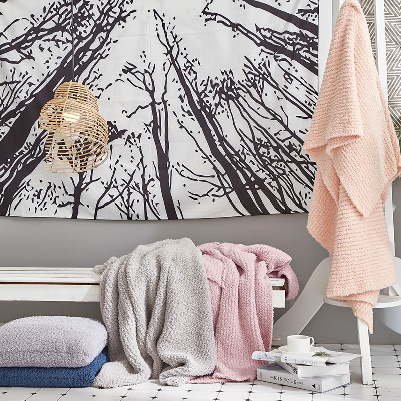 

Fashion New Ultra-soft Cotton Knit Plush Pillows Pillow Blanket NAP Blanket Cushions Are Sofa Air Conditioners Are Home Textile