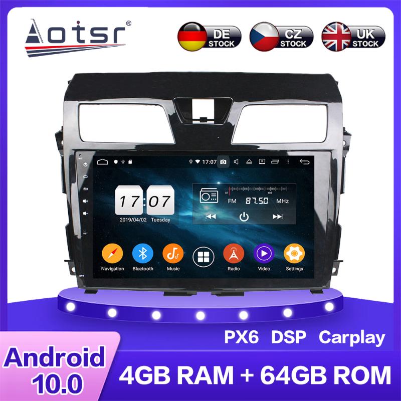 

For Tenna 2013 - 2020 Android 10.0 PX6 Car Multimedia DVD Player 4+64GB Auto GPS Navigation Stereo radio DSP Carplay WIFI car dvd