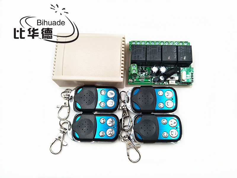 

315 Mhz RF Transmitter Remote Controls and 315Mhz Universal Wireless Remote Control Switch DC 12V 4CH relay Receiver Module