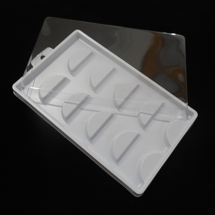 

5 Pairs/10 Set 3D Eyelash Makeup Display Plastic Container Eyelashes Storage Packing Box Reuseable Eyelash Boxes Transparent