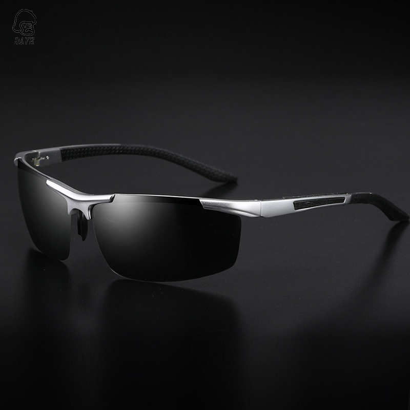 

DAVE Aluminium Magnesium Sunglasses Men Brand Design High Quality Half Frame HD Polarized Lens Sunglasses For Male Gafas de sol