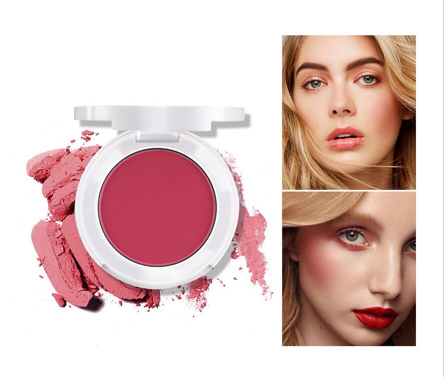 

Slightly shimmering blusher matte dazzling color sweet pink rouge high color