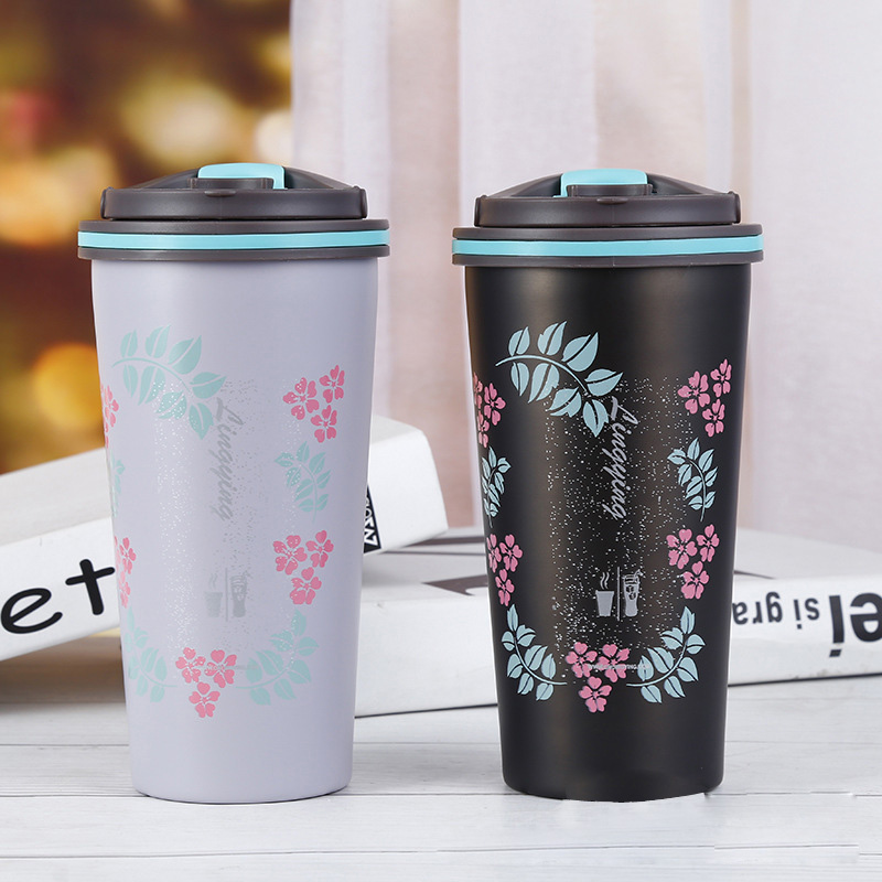 

Double Wall Stainless Steel Vacuum Flasks Car Thermo Travel Mug Portable Thermoses Portable Drinkware Coffee Thermo Cup