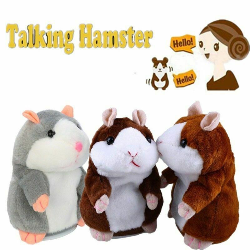 

Cheeky Repeated Talking Hamster Speaking Kids Plush Toys Electronic Stuffed Animals for Children Baby Girls Boys Birthday Gift
