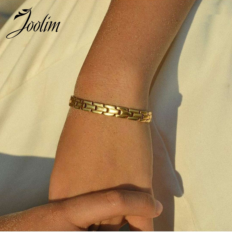 

Joolim Stylish Stainless Steel Bracelet Couples Bracelet Punk