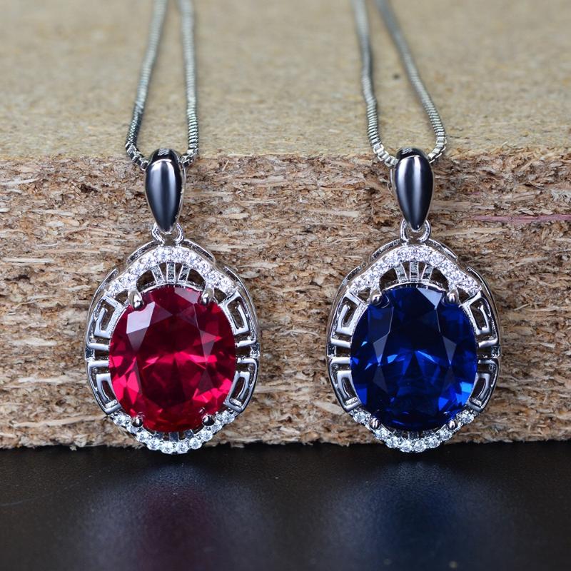 

Romantic heart Hot Sale Brand 925 Sterling Silver Ladies Beach Necklace Slide Pendant Mobile Stone Ladies Autumn Winter Jewelry