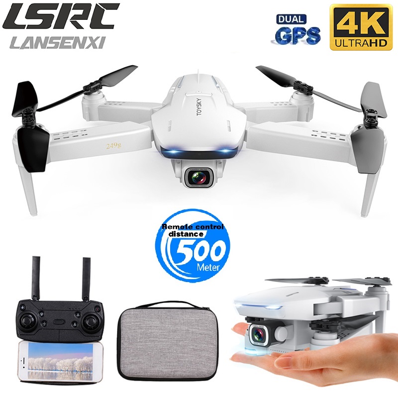 

LSRC new GPS drone S162 4K HD dual-camera 5G WIFI FPV foldable quad-rotor dron one key return distance of 500 meters
