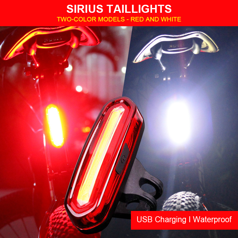 

Bicycle Bike Light Waterproof Riding Rear Chargeable Mountain Bike Headlight Cycling Light Tail-lamp Accessories