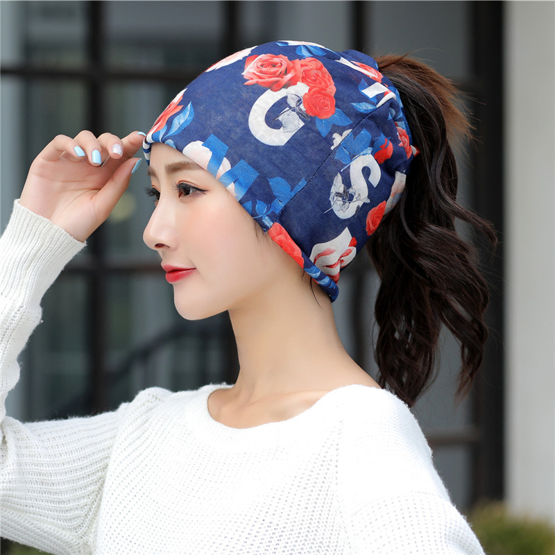 

Summer thin riding hat Korean version wild confinement hat covering white hair decoration multifunctional magic hea