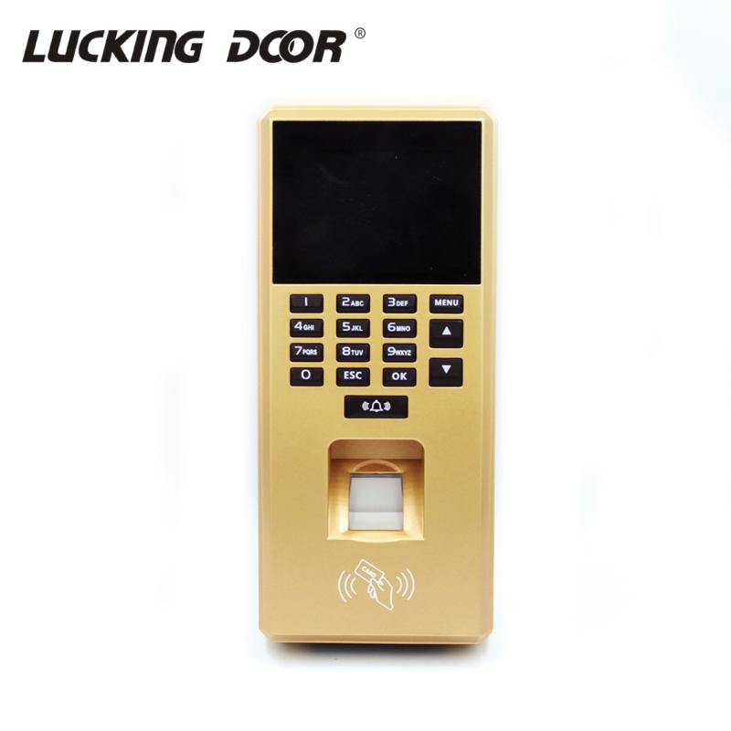 

125Khz RFID 2.4 inch Fingerprint Access Control Keypad USB Biometric System Electronic Time Clock Recorder Attendance Machine