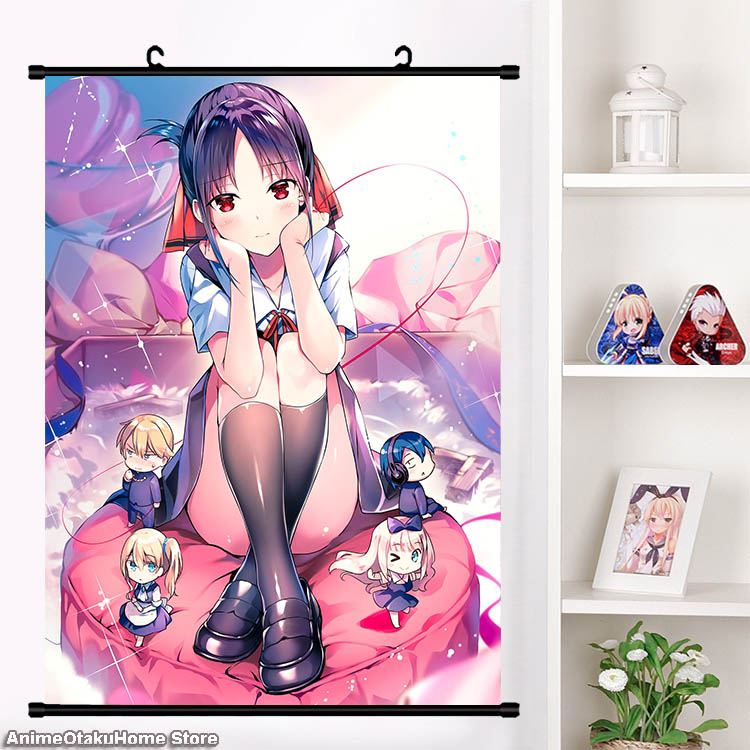 

Anime Kaguya-sama Love is War Season 2 Shinomiya Kaguya Wall Scroll Mural Poster Wall Hanging Poster Home Decor Collection