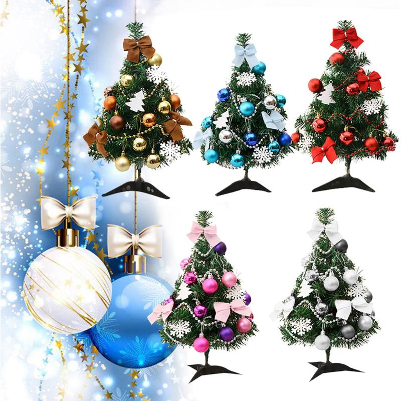 

Artificial Tabletop Mini Christmas Tree Decorations Festival Miniature Xmas Tree Christmas Decorations For Home 20cm
