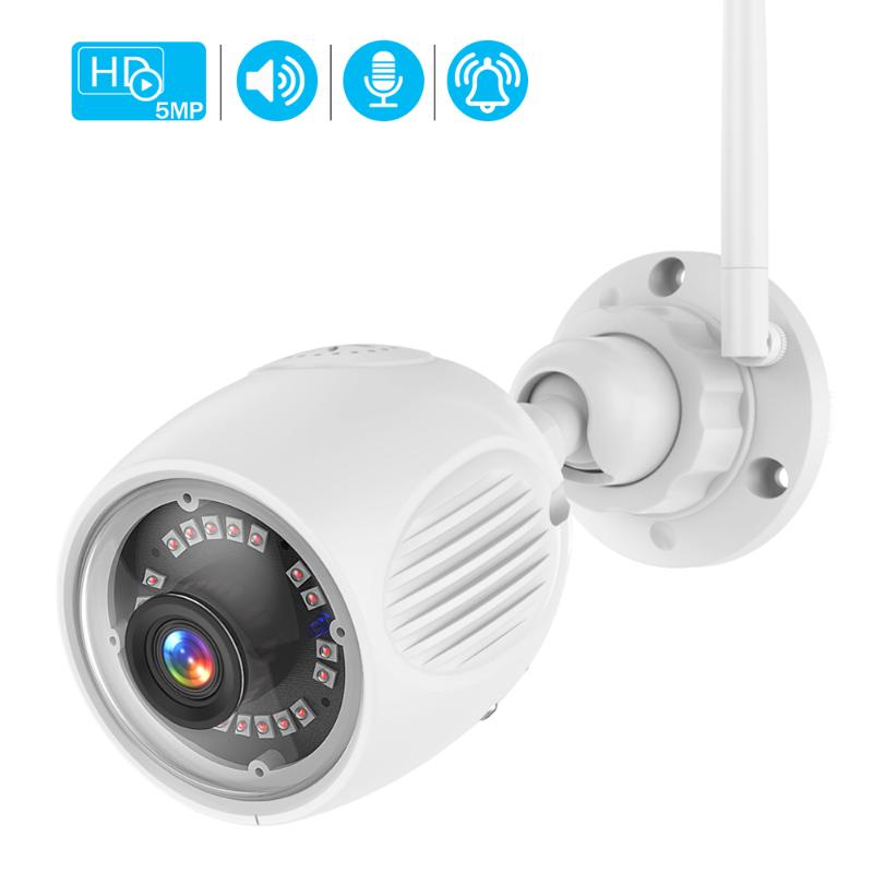 

USAFEQLO H.265X 5.0MP WIFI IP Camera AI Human Detection Two ways Audio Outdoor P2P Full Color Night Vision P2P Wireless Wired