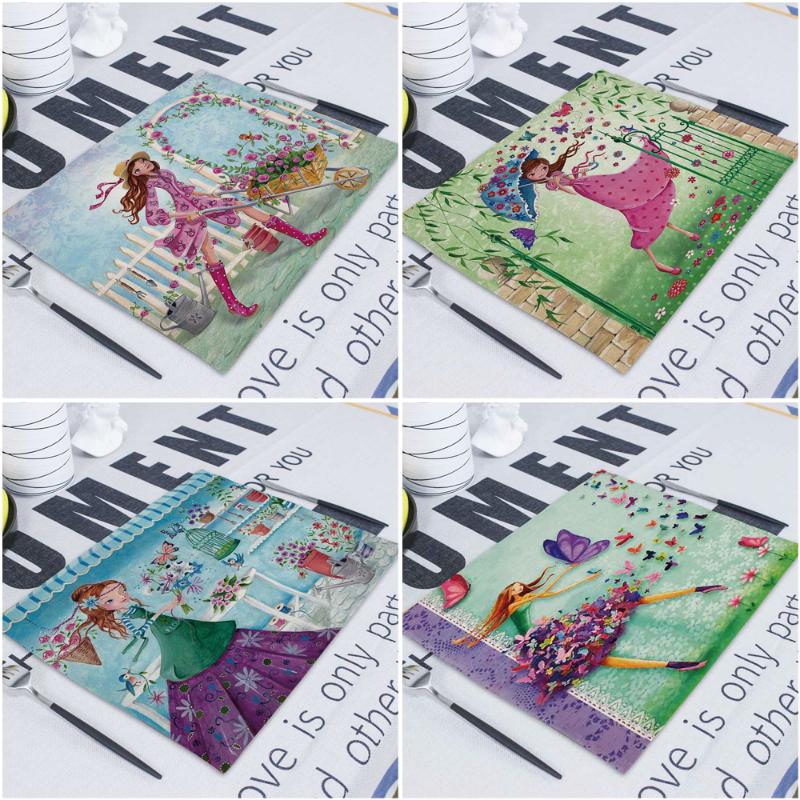 

Provence Dish Napkin Linen Napkins Kitchen 42X32 Towel Table Napkin Cloth Table Mats Paper Serviettes Wedding Paper Handkerchief