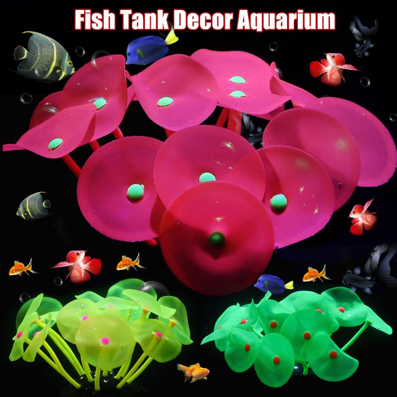 

Artificial Coral Plants Glowing Effect Aquarium Decoration Fish Tank Underwater Live Plant Luminous Ornament Aquatic Landscape