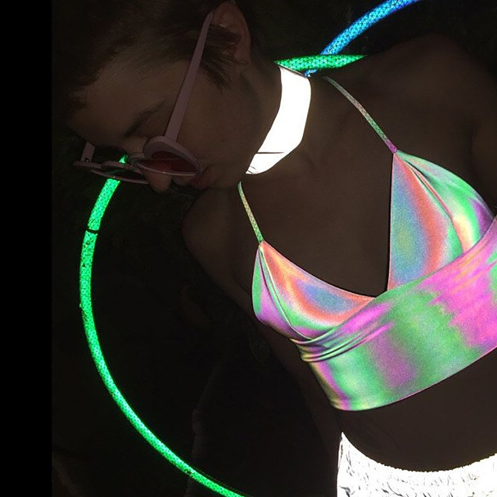 

Deep V Sport Bra Laser Reflective Camisole Bright Sports Bras Women Fitness Top Sexy Gym Yoga Vest Wear Underwear Tanks Tanques, Leopard print