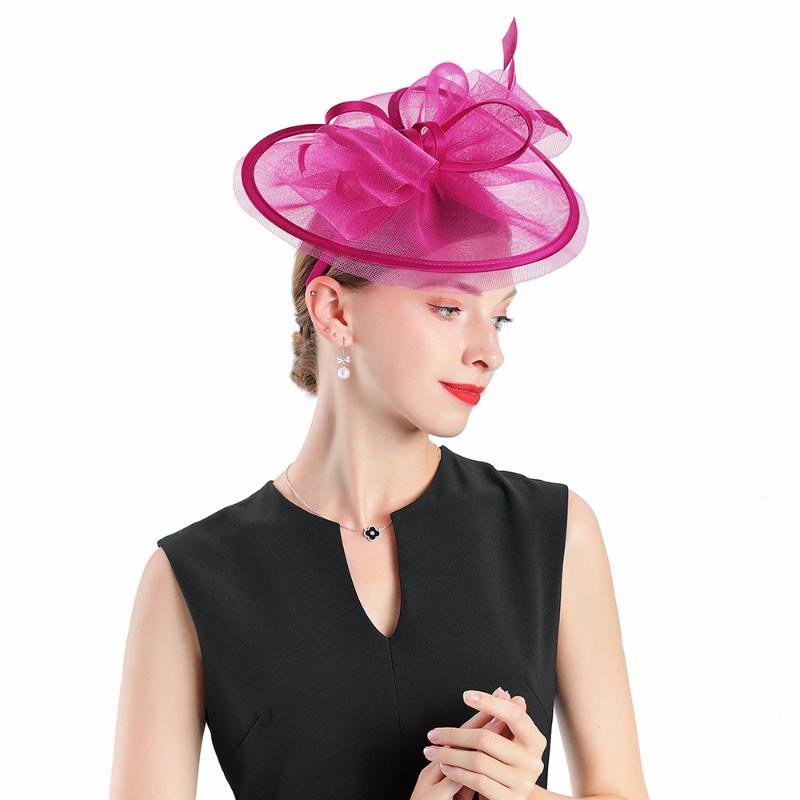 

Hot Sale Wedding Woman Hat Fascinators Red Love Hat Polyester Material Fedora Fashion Lady Cocktail Party Prom, Red cap