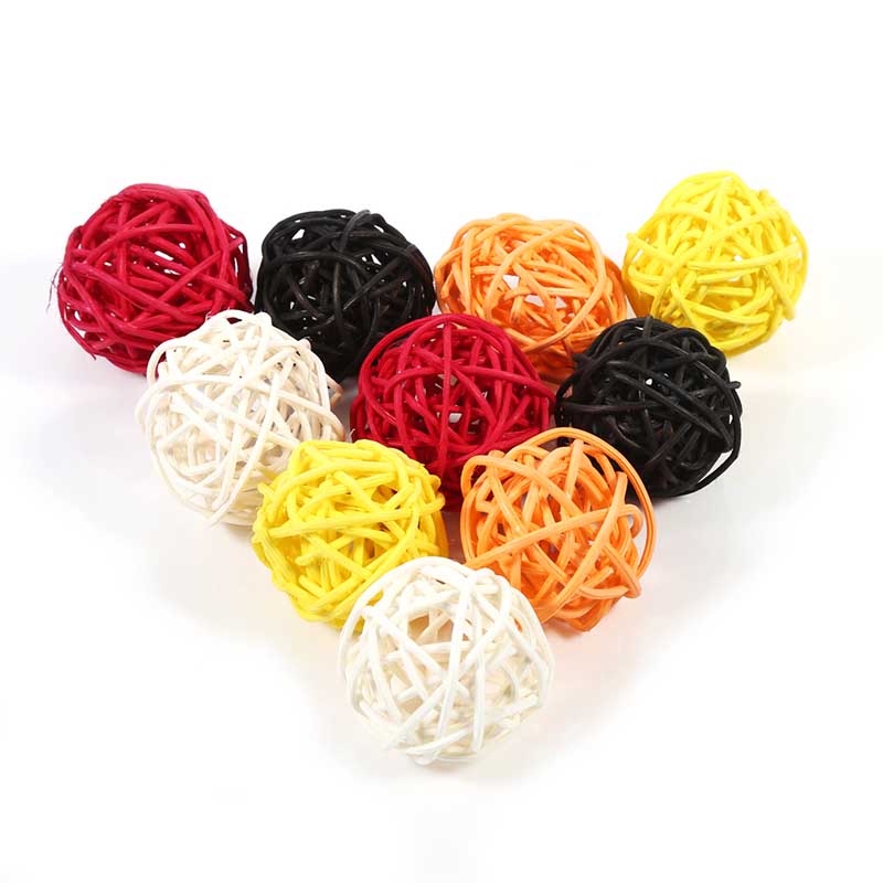 

20Pcs/set 3.3cm Decorative Rattan Balls Ornaments Wedding Christmas Birthday Party Decor Home Ornament Home Decoration