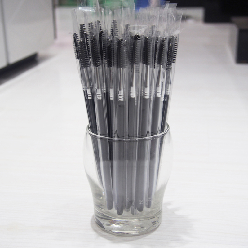 

BEAUTY7 100PCS Disposable Eyelash Brush Mascara Wands Applicator Eyelash Comb Brush Makeup Tools Eye Lash Wand Micro Tools